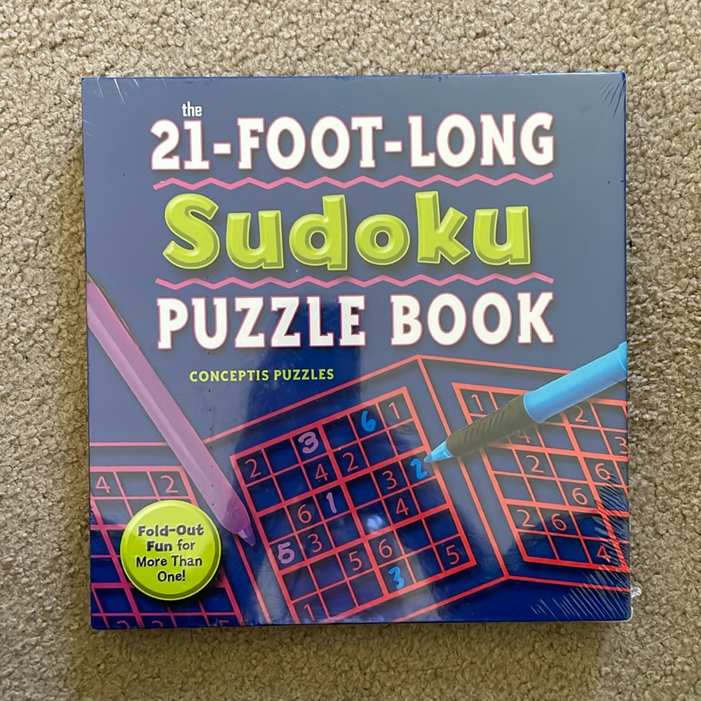 The 21 Foot Long Sudoku Puzzle Book